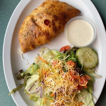 Sammy's Place - Italian Mini Calzone & Side Salad - Pizza Near Me - Pittsburgh, Pennsylvania