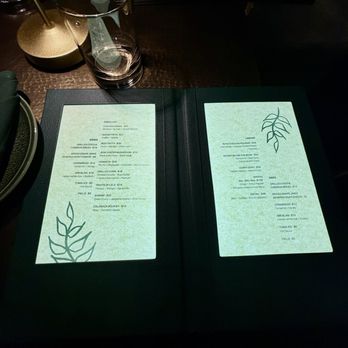 Lele - Illuminated menu. - Caribbean Near Me - New York, New York