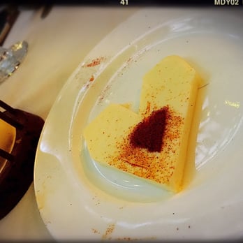 Double Eagle Restaurant - Heart shaped butter - Mexican Near Me - Mesilla, New Mexico