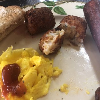 Myshelly's Kitchen - Breakfast special! Half eaten of coarse! - Breakfast & Brunch Near Me - Arcadia, Florida
