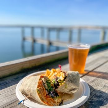 The Back Deck - Buffalo Chicken Wrap - Seafood Near Me - Virginia Beach, Virginia The Back Deck - Buffalo Chicken Wrap - Seafood Near Me - Virginia Beach, Virginia