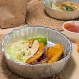Birria and chicken taco Birria and chicken taco