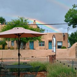 Santa Fe Brewing - The Brakeroom - The beautiful view our front after a light rain.