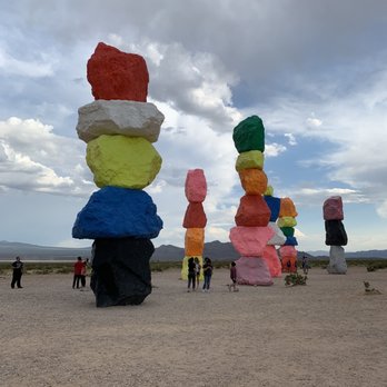 Seven Magic Mountains - Public Art Near Me - Las Vegas, Nevada