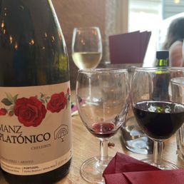 Great white wine and smooth port