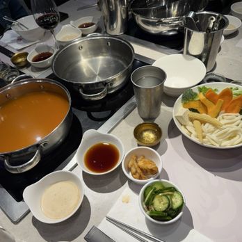 King Plus Shabu Shabu - Pre cooking of menu A - Hot Pot Near Me - Redondo Beach, California King Plus Shabu Shabu - Pre cooking of menu A - Hot Pot Near Me - Redondo Beach, California