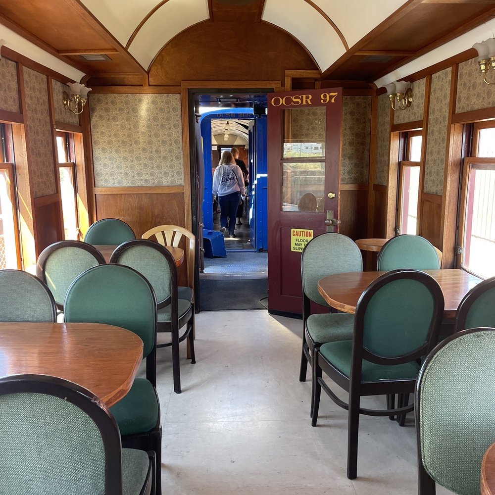 Oregon Coast Scenic Railroad - 1 of the 4 cars. - Tours Near Me - Garibaldi, Oregon Oregon Coast Scenic Railroad - 1 of the 4 cars. - Tours Near Me - Garibaldi, Oregon