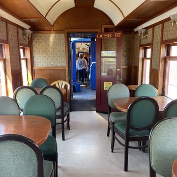 Oregon Coast Scenic Railroad - 1 of the 4 cars. - Tours Near Me - Garibaldi, Oregon