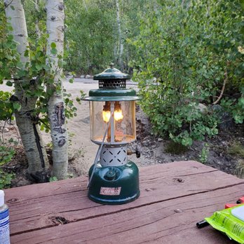 East Fork Campgrounds - Old school Coleman lantern...They were replace the fire pit after I left, well-maintained campground, Cleanest bathroom I've ever seen. - Campgrounds Near Me - Mammoth Lakes, California East Fork Campgrounds - Old school Coleman lantern...They were replace the fire pit after I left, well-maintained campground, Cleanest bathroom I've ever seen. - Campgrounds Near Me - Mammoth Lakes, California