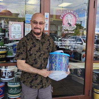 Popcorn Girl - My hubby picked up his gift from our daughter in California who placed an order and paid for it via phone. He was very happy! - Popcorn Shops Near Me - Las Vegas, Nevada