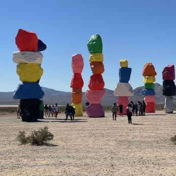 Seven Magic Mountains - Public Art Near Me - Las Vegas, Nevada