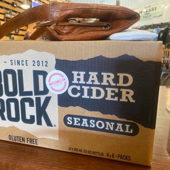 Bold Rock Mills River Cidery - Case of watermelon - a seasonal flavor. I can't wait to get this home! - Cideries Near Me - Mills River, North Carolina