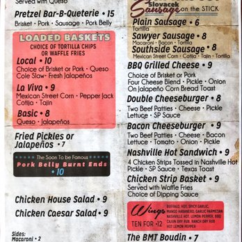 Sawyer Park Icehouse - Menu - Music Venues Near Me - Spring, Texas