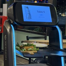 Egg rolls delivered by robot