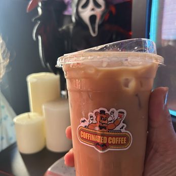 Coffinated Coffee - 5/2/26 Cold brew (accidentally made with reg milk- I'll give it to Hubby) - Coffee & Tea Near Me - La Puente, California
