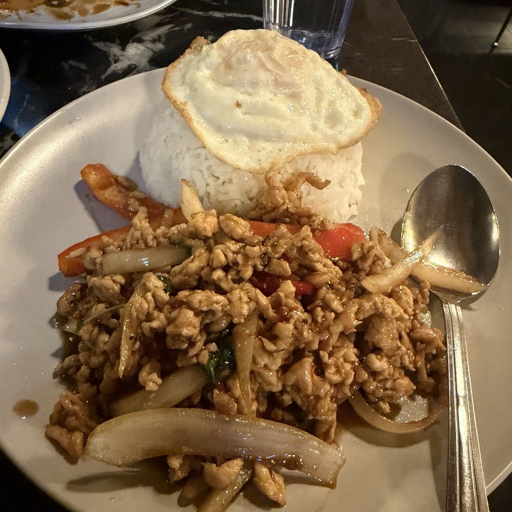 Sawan Thai Eatery - Pad Kaprao with chicken - Thai Near Me - Portland, Oregon