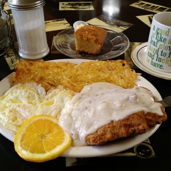 Good Day Cafe - Chicken Fried Steak & Eggs... My Regular Here... - Breakfast & Brunch Near Me - Vallejo, California