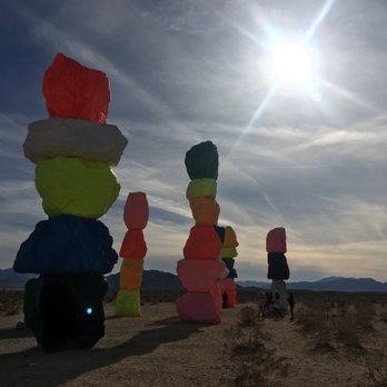 Seven Magic Mountains - Public Art Near Me - Las Vegas, Nevada