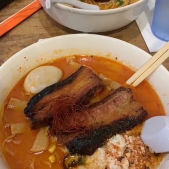 Oni Ramen - Oni Reaper Ramen at the "spicy" level, excluding green onions and bean sprouts - Ramen Near Me - Dallas, Texas Oni Ramen - Oni Reaper Ramen at the "spicy" level, excluding green onions and bean sprouts - Ramen Near Me - Dallas, Texas