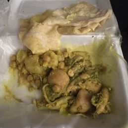 Curry chicken roti Curry chicken roti