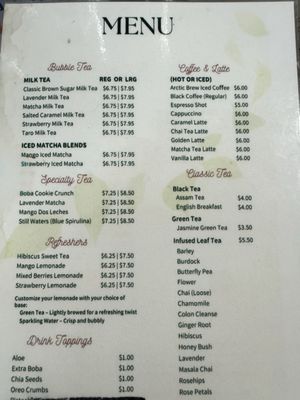 Menu photo 1 P23 Tea Hamilton Township, NJ Menu photo 1 P23 Tea Hamilton Township, NJ