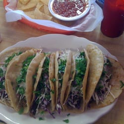 Panaderia San Miguel - These are some big tacos, and the tortillas are handmade.