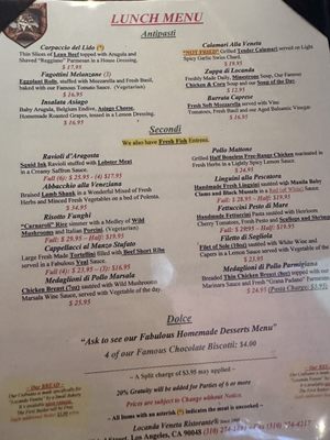 Menu photo 6 Locanda Veneta Los Angeles, CA Menu photo 6 Locanda Veneta Los Angeles, CA