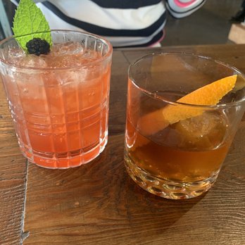 Finch - Gin Blossom and Old Pecan. Must try the sundress drink - American Near Me - Wildomar, California
