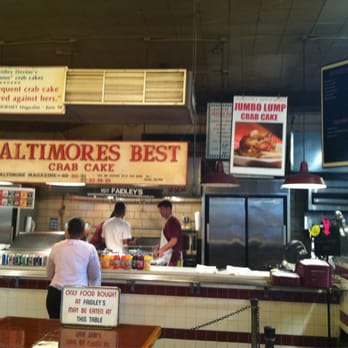 Faidley's Seafood - Best Crab Cake! Says these folks. I will try them all!!! - Seafood Markets Near Me - Baltimore, Maryland Faidley's Seafood - Best Crab Cake! Says these folks. I will try them all!!! - Seafood Markets Near Me - Baltimore, Maryland