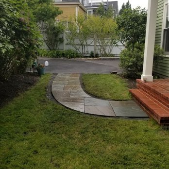 Justin Barr Stonemasonry - Natural cleft bluestone walways. - Masonry/Concrete Near Me