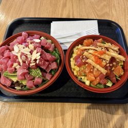 Left: large custom bowl; right: A2. Hawaiian Classic Bowl