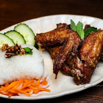 Tre - Viet Heritage Kitchen & Bar - Signature Fish Sauce Fried Chicken Wings ($18) - Vietnamese Near Me - Toronto, Ontario Tre - Viet Heritage Kitchen & Bar - Signature Fish Sauce Fried Chicken Wings ($18) - Vietnamese Near Me - Toronto, Ontario