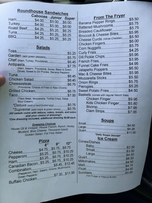 Menu photo 1 Halls Station Sub Stop Muncy, PA Menu photo 1 Halls Station Sub Stop Muncy, PA