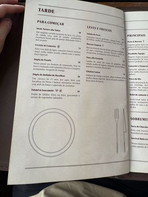 Menu photo 2 Café 18 do Forte Rio de Janeiro - RJ, AC