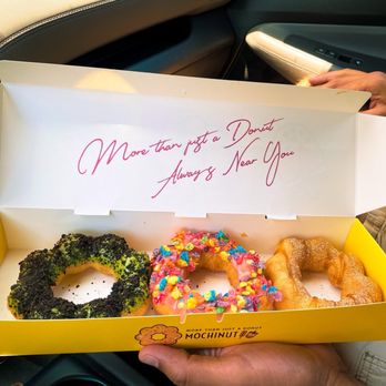 Mochinut - Simi Valley - Matcha, strawberry fruity pebbles and churro - Desserts Near Me - Simi Valley, California Mochinut - Simi Valley - Matcha, strawberry fruity pebbles and churro - Desserts Near Me - Simi Valley, California