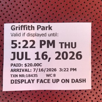 Griffith Observatory - We parked 7/16/2026 but charged on CC 9/14/2026. No answer at 323-661-9465.  Don't waste your time and money. - Observatories Near Me - Los Angeles, California