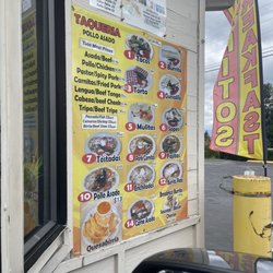 Taqueria El Pollo Loco - Current menu as of July 2023