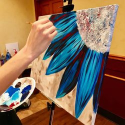 Uncork & Color - Birthday Party with Uncork and Color at Ledo's Pizza!