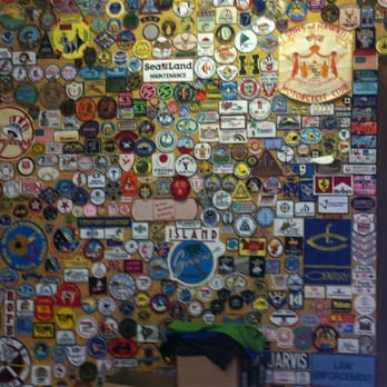 BB Embroidery - One of the walls covered with patches! - Fashion Near Me - Honolulu, Hawaii BB Embroidery - One of the walls covered with patches! - Fashion Near Me - Honolulu, Hawaii