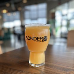 Sonder Brewing Taphaus & Kitchen - The star of the show! A Hazy NE IPA. It is a bit on the small size for the price but tastes amazing.