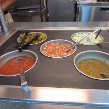 Pollo Campero Buford HWY - Salsa bar (clockwise from top-left): jalapeno, pico de gallo, cilantro/onion, roasted tomatillo, chipotle. - Fast Food Near Me - Atlanta, Georgia Pollo Campero Buford HWY - Salsa bar (clockwise from top-left): jalapeno, pico de gallo, cilantro/onion, roasted tomatillo, chipotle. - Fast Food Near Me - Atlanta, Georgia