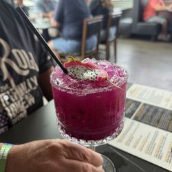 Dragon fruit margarita