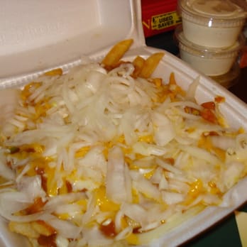 Douglas Burgers - chili cheese fries with a side of ranch - Burgers Near Me - Long Beach, California Douglas Burgers - chili cheese fries with a side of ranch - Burgers Near Me - Long Beach, California
