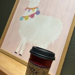 crazy llama coffee - Llama and latte