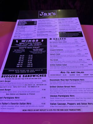 Menu photo 8 Jax's Studio City Los Angeles, CA