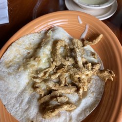 La Terraza - This is what they call a chicken quesadilla. Not impressed! They would not take it back and it cost $8.00.