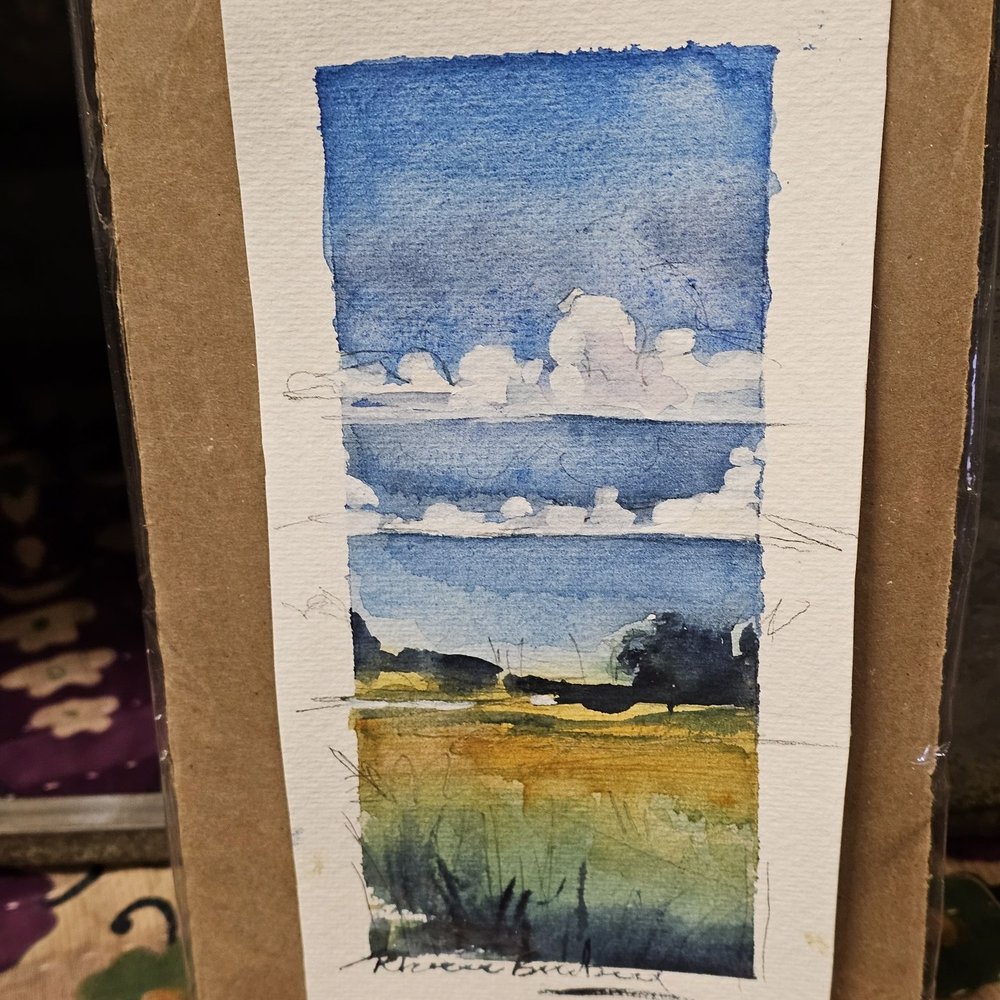 Artsy June - One of the miniature watercolor paintings for sale. - Women's Clothing Near Me - Roanoke, Virginia Artsy June - One of the miniature watercolor paintings for sale. - Women's Clothing Near Me - Roanoke, Virginia