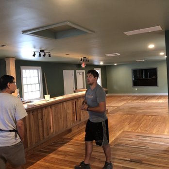 Copper Fox Distillery - New bar area in process. Thank you Morgan, you are amazing! - Distilleries Near Me - Williamsburg, Virginia