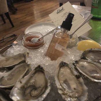 Husk Savannah - Oyster sampling. - Southern Near Me - Savannah, Georgia