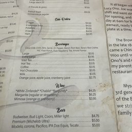 Menu Menu